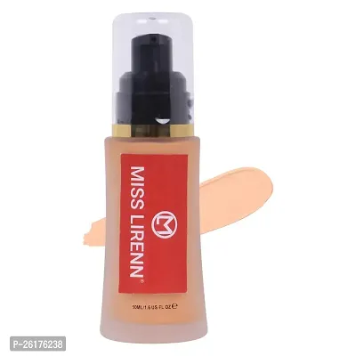 MISS LIRENN? Liquid Waterproof Foundation, Matte Finishing, 50 ML, Beige Color, Shade No-03-thumb3