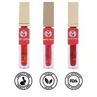 MISS LIRENN? Waterproof Lip Gloss upto 24 hours stay, Soothes, Repairs  Moisturizes Dry Lips, Multicolor, 4.5 ML, Pack of 3-thumb1