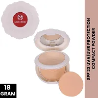 MISS LIRENN? SPF 23 PA+++ UVA/UVB Protection Multi-Shade Flawless Makeup Compact Powder, Matte Finish, Beige Color, 20 Gram,-thumb1