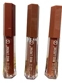 MISS LIRENN Sweet Kiss Matte Lip Gloss, Light Weight, Non-Sticky, Smudge Proof, Multicolor, Strawberry Flavour, 6 ML, Pack of 3 | Lip_Gloss_2_D4-thumb1