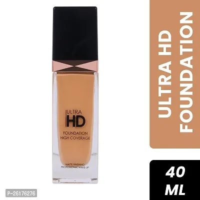 MISS LIRENN? Ultra HD High Coverage Professional Makeup Waterproof Foundation, Matte Finishing, 40 ML, Beige Color, Shade-05-thumb2