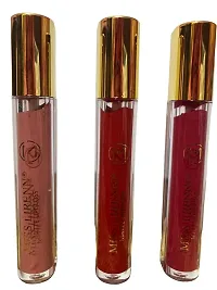 MISS LIRENN Matte Lip Gloss, Light Weight, Non-Sticky, Smudge Proof, Multicolor, Strawberry Flavour, 6 ML, Pack of 6 | Lip_Gloss_4(D3+D4)-thumb1