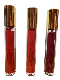 MISS LIRENN Matte Lip Gloss, Light Weight, Non-Sticky, Smudge Proof, Multicolor, Strawberry Flavour, 6 ML, Pack of 6 | Lip_Gloss_4(D1+D2)-thumb1