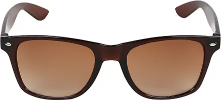 Fabulous Brown Polycarbonate Wayfarer For Men-thumb1