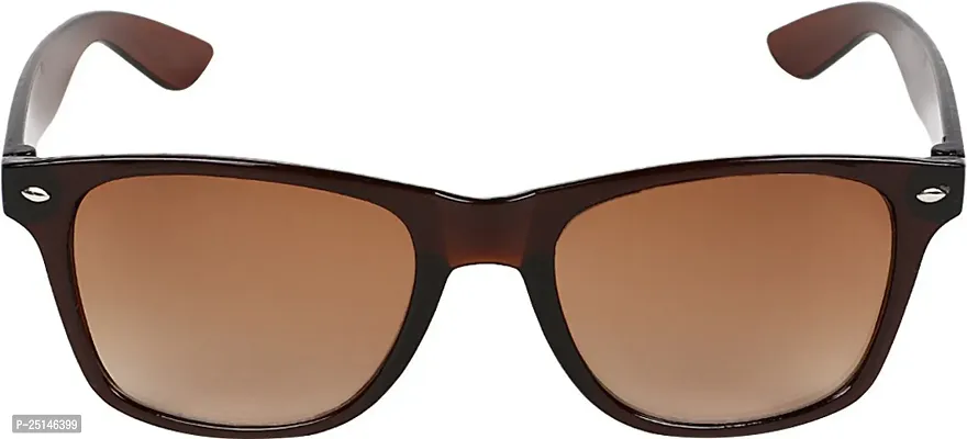 Fabulous Brown Polycarbonate Wayfarer For Men-thumb2