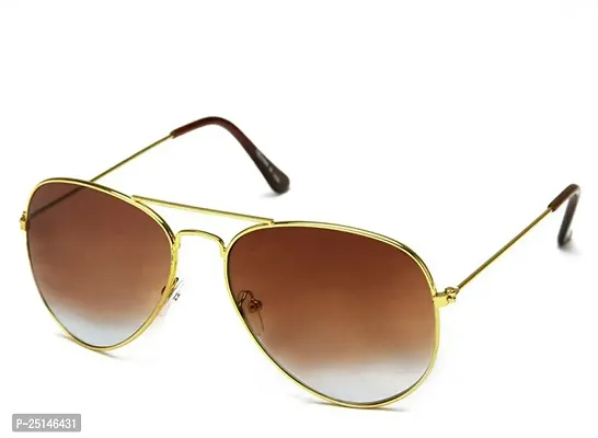 Fabulous Brown Metal Aviator For Men-thumb0