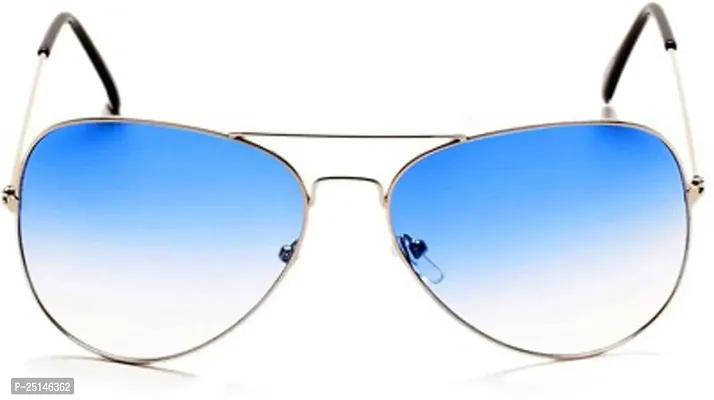 Fabulous Blue Plastic Aviator For Men-thumb0