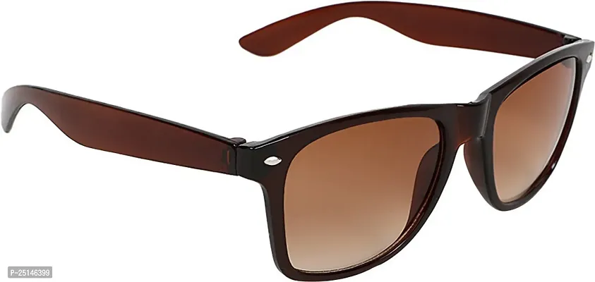 Fabulous Brown Polycarbonate Wayfarer For Men-thumb0