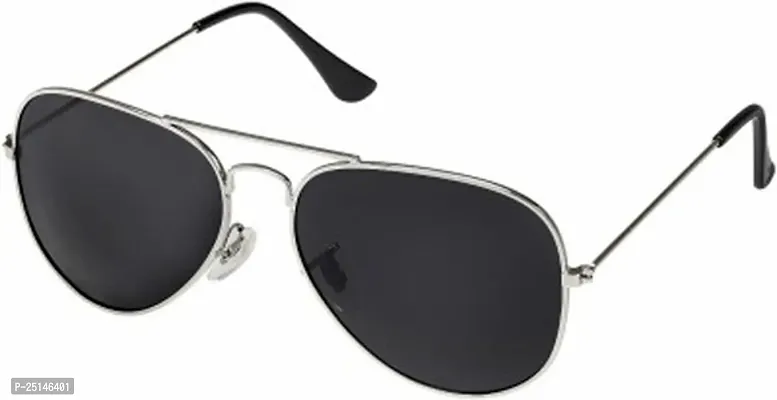 Fabulous Black Metal Aviator For Men-thumb0