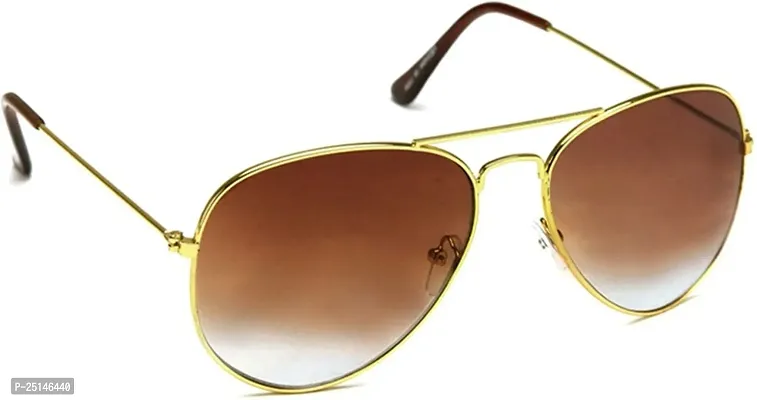 Fabulous Brown Aluminium Aviator For Men