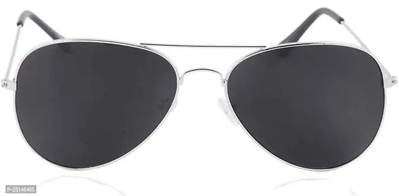 Fabulous Black Metal Aviator For Men-thumb2