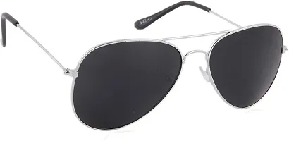 Fabulous Black Metal Aviator For Men-thumb2