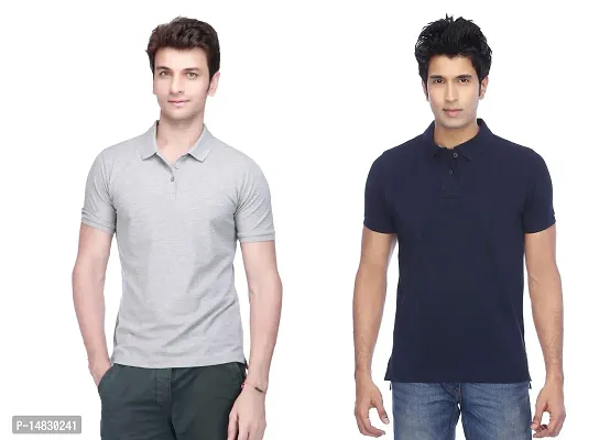 KETEX Multi Slim Fit Polo T Shirt Pack of 2