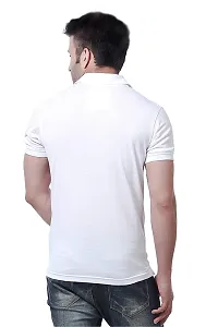 Reliable Multicoloured Cotton Blend Solid Polos For Men-thumb2