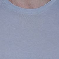 Men's Grey Polycotton Solid Round Neck Tees-thumb4