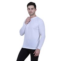 Men's Multicoloured Cotton Blend Solid Round Neck Tees (Pack of 4)-thumb2