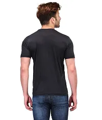 Men Solid Round Neck Slim Fit Tshirt Pack of  5-thumb2