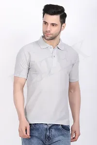 Reliable Multicoloured Polycotton Solid Polos For Men-thumb1