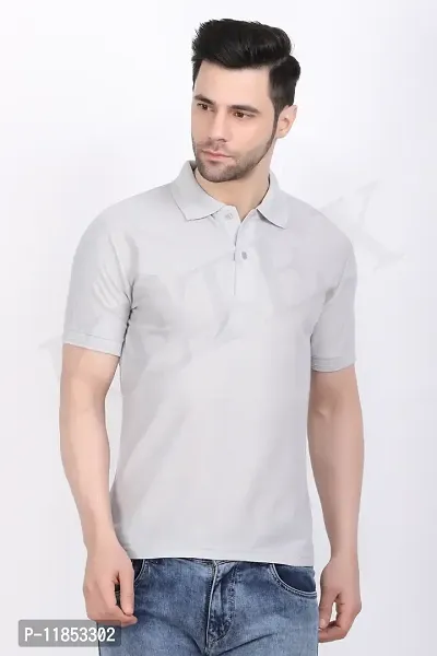 Reliable Multicoloured Polycotton Solid Polos For Men-thumb2