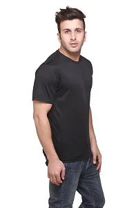 Men Solid Round Neck Slim Fit Tshirt Pack of  5-thumb1