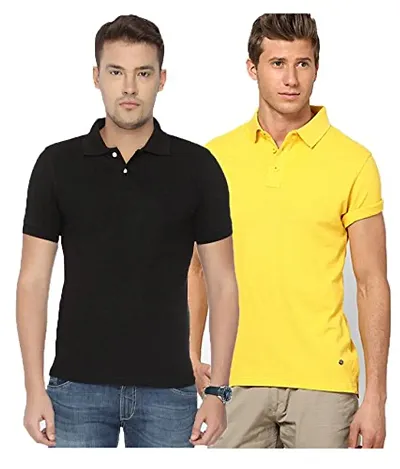 KETEX Slim Fit Polo T Shirt Pack of 2