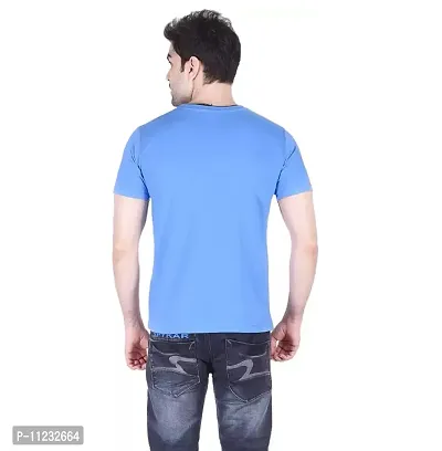 Trendy Men Polyester Round Neck T-Shirt-thumb3