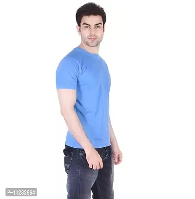 Trendy Men Polyester Round Neck T-Shirt-thumb2
