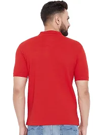 Reliable Multicoloured Polycotton Solid Polos For Men-thumb4