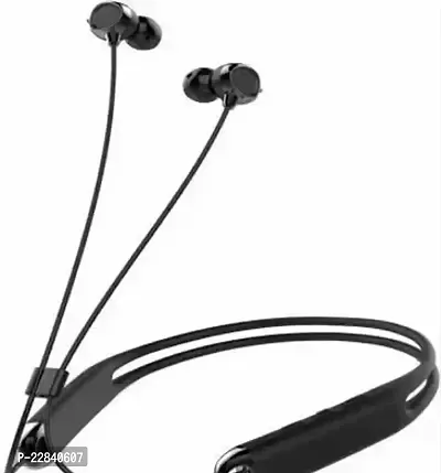 Stylish Black In-ear Bluetooth Wireless Headsets With Microphone-thumb0