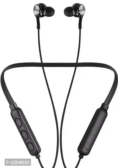 Stylish Black In-ear Bluetooth Wireless Headsets With Microphone-thumb0