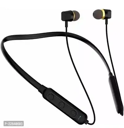 Stylish Black In-ear Bluetooth Wireless Headsets With Microphone-thumb0