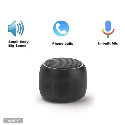 Bluetooth Speakers Portable Small Pocket Size Super Mini Wireless Speaker Tiny Body Loud Voice with Microphone for Smartphones-thumb2