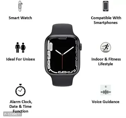 i8 Pro Max Touch Screen Bluetooth Smartwatch with Activity Tracker Compatible with All 3G/4G/5G Android  iOS Smartphones - Black-thumb4