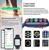 i8 Pro Max Touch Screen Bluetooth Smartwatch with Activity Tracker Compatible with All 3G/4G/5G Android  iOS Smartphones - Black-thumb4