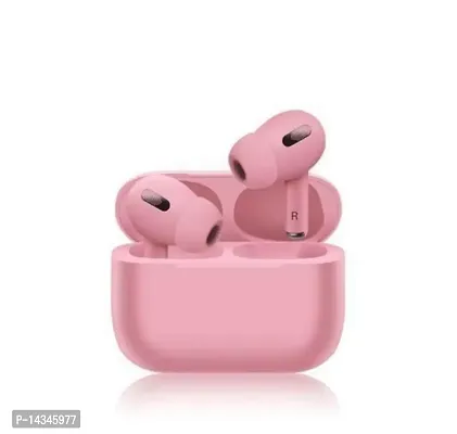 Bluetooth Wireless Airpods Pro Pink high Bass Clear Sound Quality Bluetooth Bluetooth Headset  (Pink, True Wireless)-thumb2