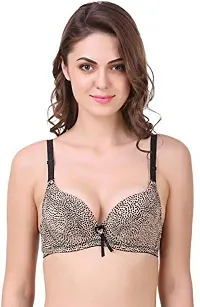 PankyWears Triger Printed Lightly Push-up Multicolor Padded Bra for Women-thumb1