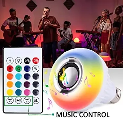 Smart Bulb With Multi Colour Bluetooth Controlled Music Disco