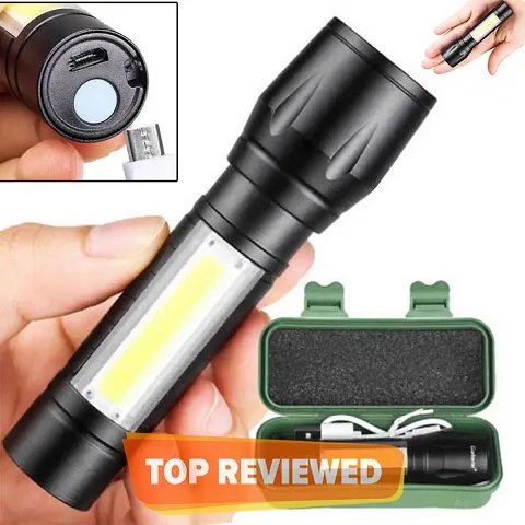 Smart Waterproof Rechargeable LED Torch Flashlight