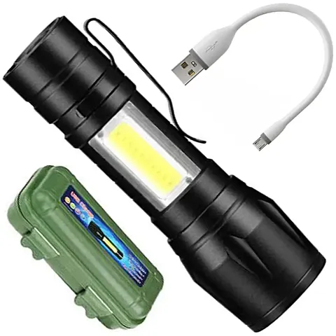 Smart Mini Rechargeable Pocket Light Zoom COB USB Charging Led Water Proof DP Torch