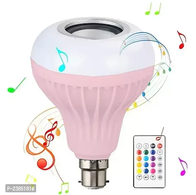 12 W Led Wireless Light Bulb With Speaker Bluetooth Enabled Rgb Music Light Colour Changing Remote Control Access B22 Holder Home Office Party Bedroom Living Room Deacute;cor (Pack 1 Rgb)-thumb0