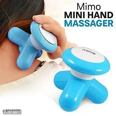 Mini Massager | Mimo Massager with USB Cable | Pain Relief Mini Vibration Full Head and Body Massager | Neck massager | Back massage machine Multicolor (Pack of 1)-thumb0