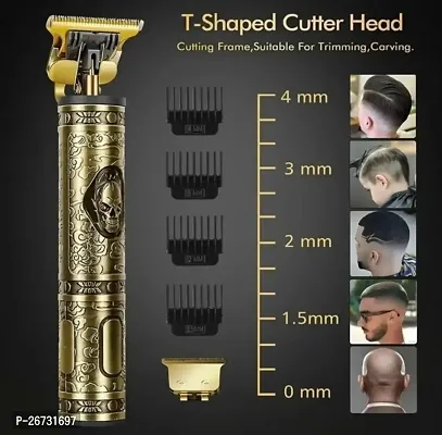 Trimmer Men Professional Rechargeable Cordless Hair Clippers Cutting Kit with 4 T-Blade Adjustable Blade and Shaver Retro Oil Head Close Cut Precise hair Trimming Machine-thumb0
