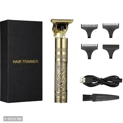 Trimmer Men Professional Rechargeable Cordless Hair Clippers Cutting Kit with 4 T-Blade Adjustable Blade and Shaver Retro Oil Head Close Cut Precise hair Trimming Machine-thumb0