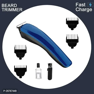 AT-528 Professional Beard Trimmer For Men, Durable Sharp Accessories Blade Trimmers and Shaver with 4 Length Setting Trimmer For Men Shaving,Trimer for mens, Savings Machine-thumb0