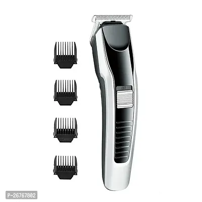 HTC AT-538 Rechargeable Hair Beard Trimmer for Men Trendy Styler HTC Trimmer Stainless Steel Sharp Blade Beard Shaver-thumb0