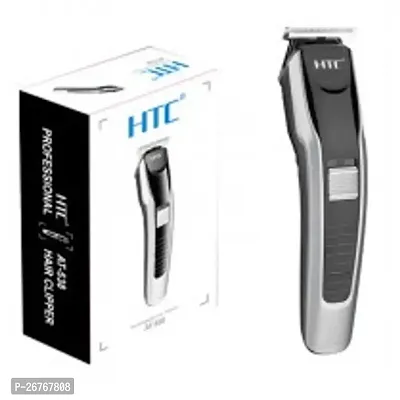 HTC AT-538 Rechargeable Hair Beard Trimmer for Men Trendy Styler HTC Trimmer Stainless Steel Sharp Blade Beard Shaver-thumb0