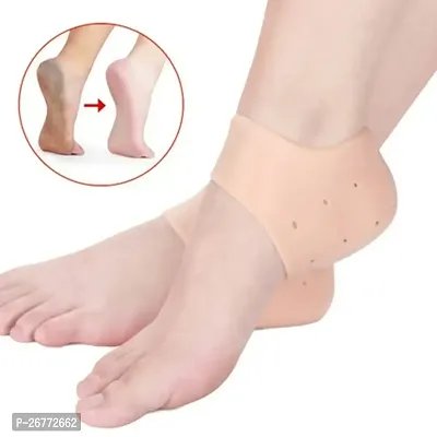 Silicone Gel Heel Pad Socks For anti heel Swelling Pain Relief Dry Hard Cracked Heels Repair Cream Foot Care Ankle Support Cushion-thumb0