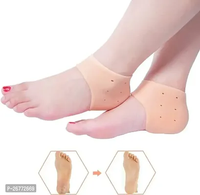 Silicone Gel Heel Pad Socks For anti heel Swelling Pain Relief Dry Hard Cracked Heels Repair Cream Foot Care Ankle Support Cushion