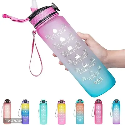 Water Bottle with Time Marker Pack of 1-thumb0