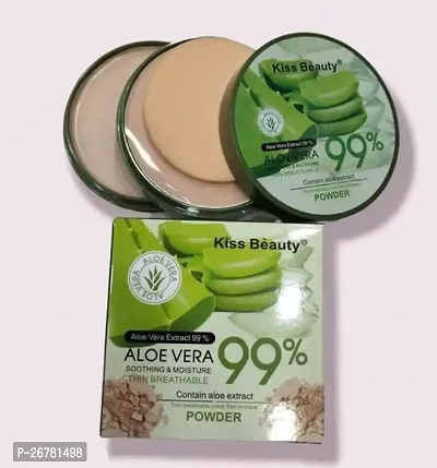 Compact Powder, With Aloe Vera Extract, Beige, Soothing And Moisturizing, Soft  Smooth Finish, Comes in 6 shades, 15g, Pack of 1